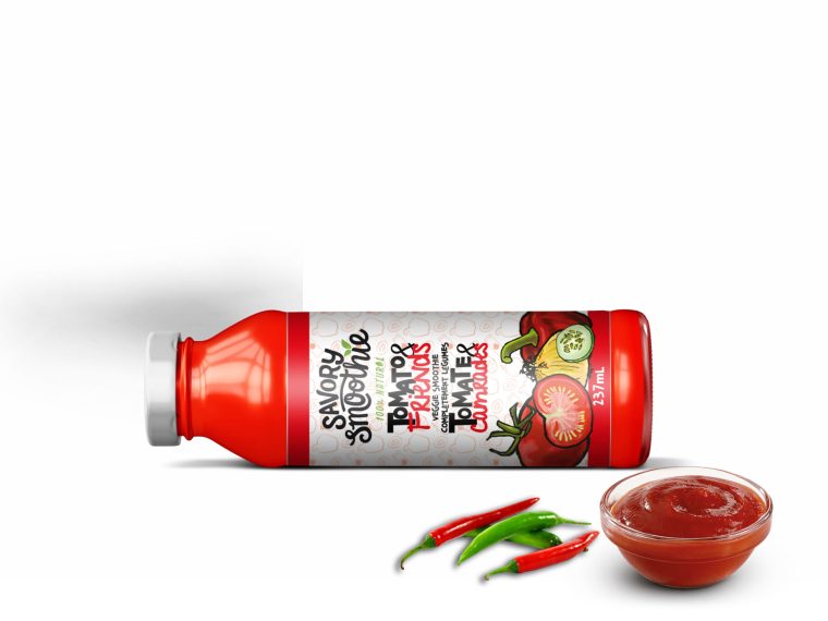 Tomato Ketchup Bottle Mockup