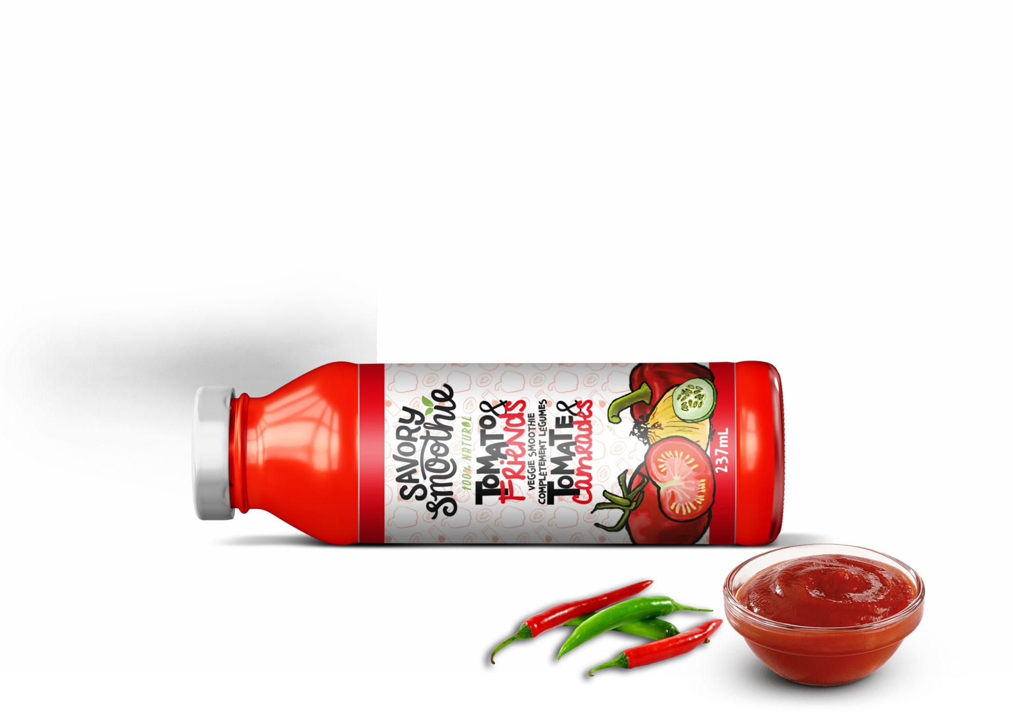 Tomato Ketchup Bottle Mockup