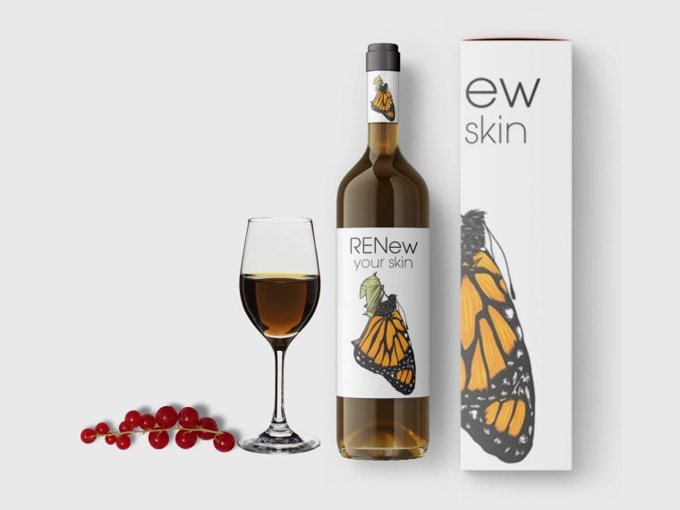 Alcohol Wine Bottle Mockup