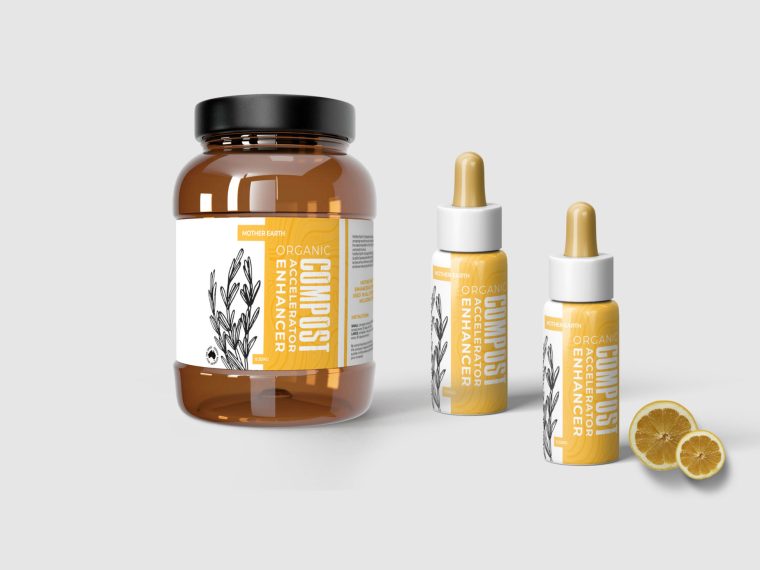 Beard Oil Bottle Jar Mockup
