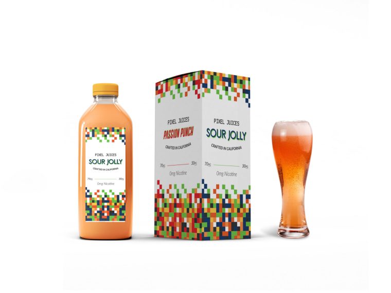 Complete Juice Packaging Mockup