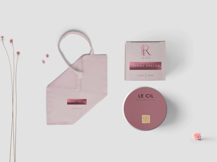 Natural Cosmetic Packaging Mockup