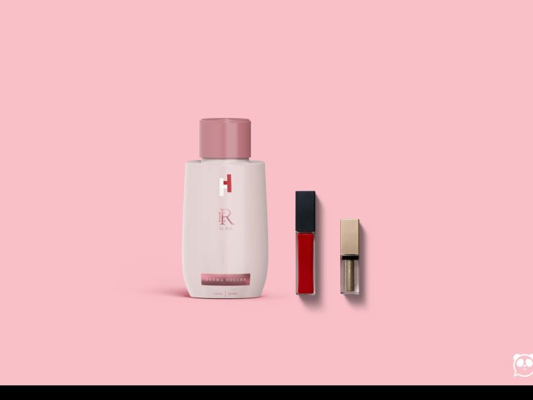 Lip Care PSD Bottle Label Mockup