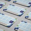 Rounded Business Card Mock Up