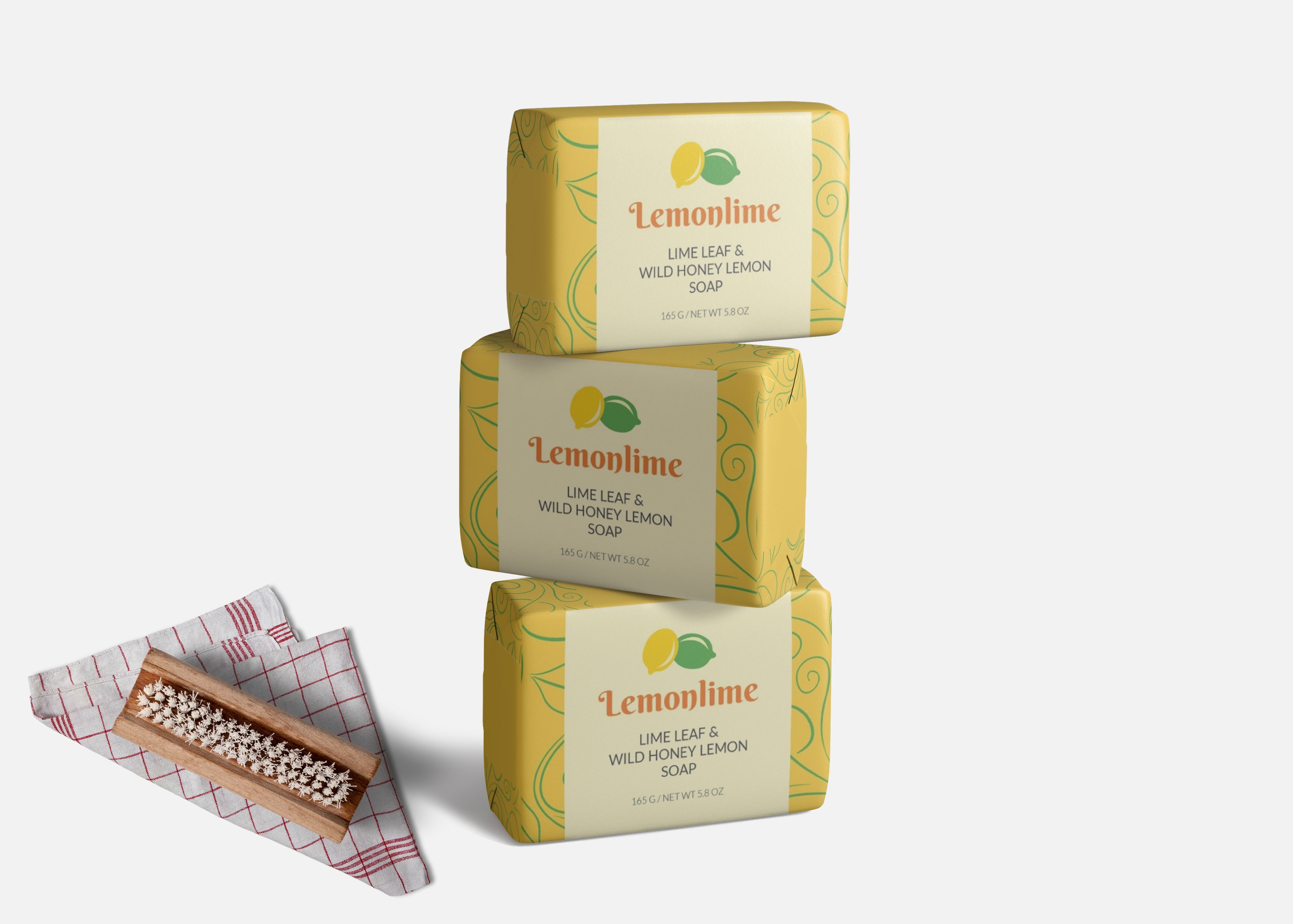 Download Clothes Soap Label Design Mockup