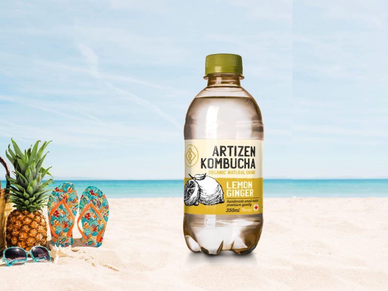 Water Bottle Label Mockup