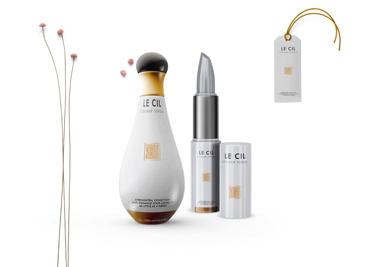 Cosmetic Lipstick Mockup