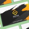 Premium Business Card Presentation Mockup