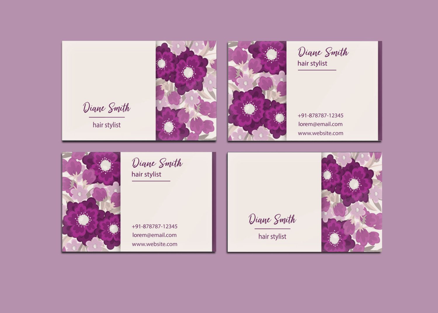 Business Card Presentation Mockup