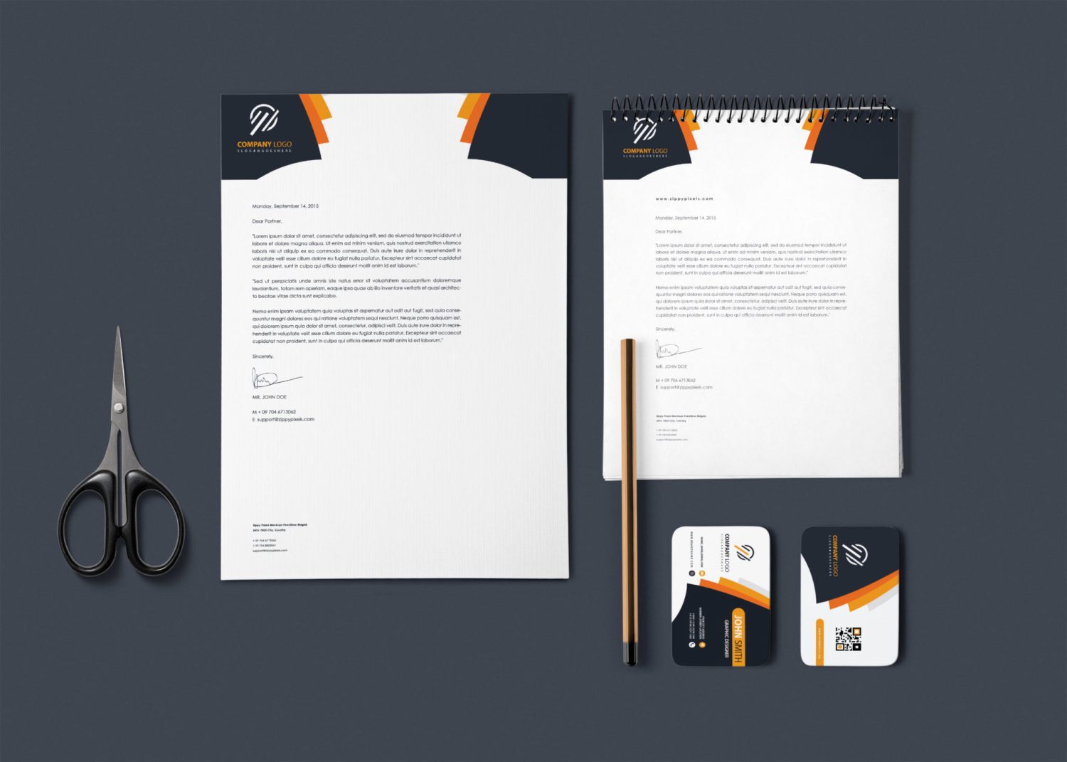 Modern Company Branding Identity Mockups