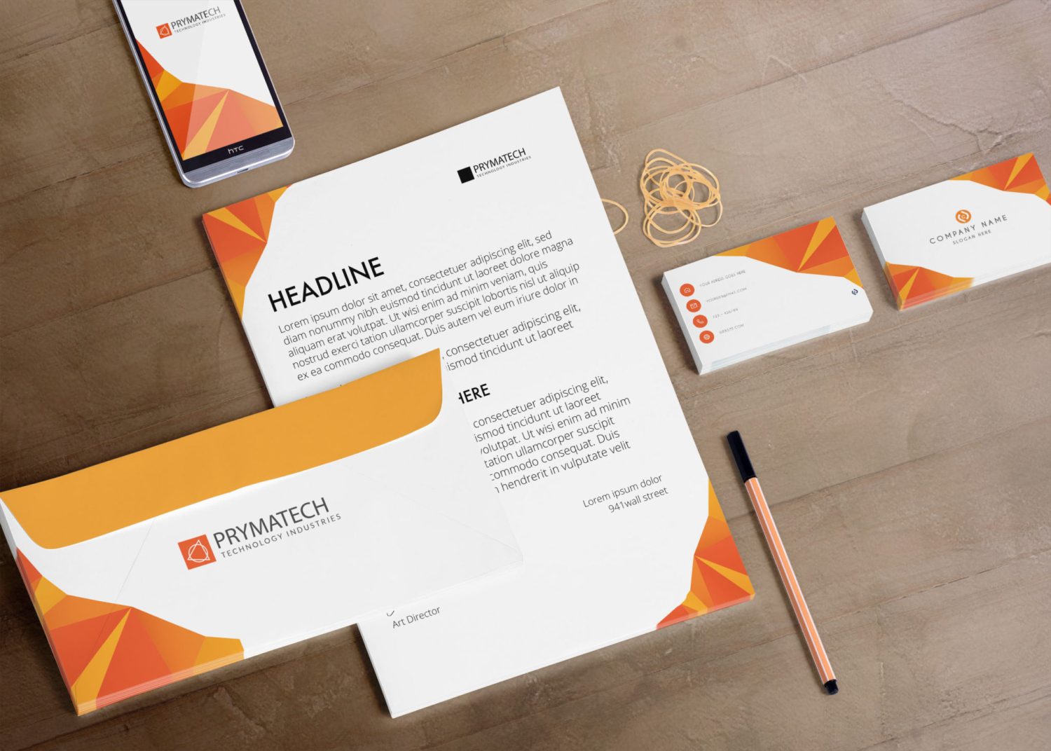 Company Branding Identity Mockups