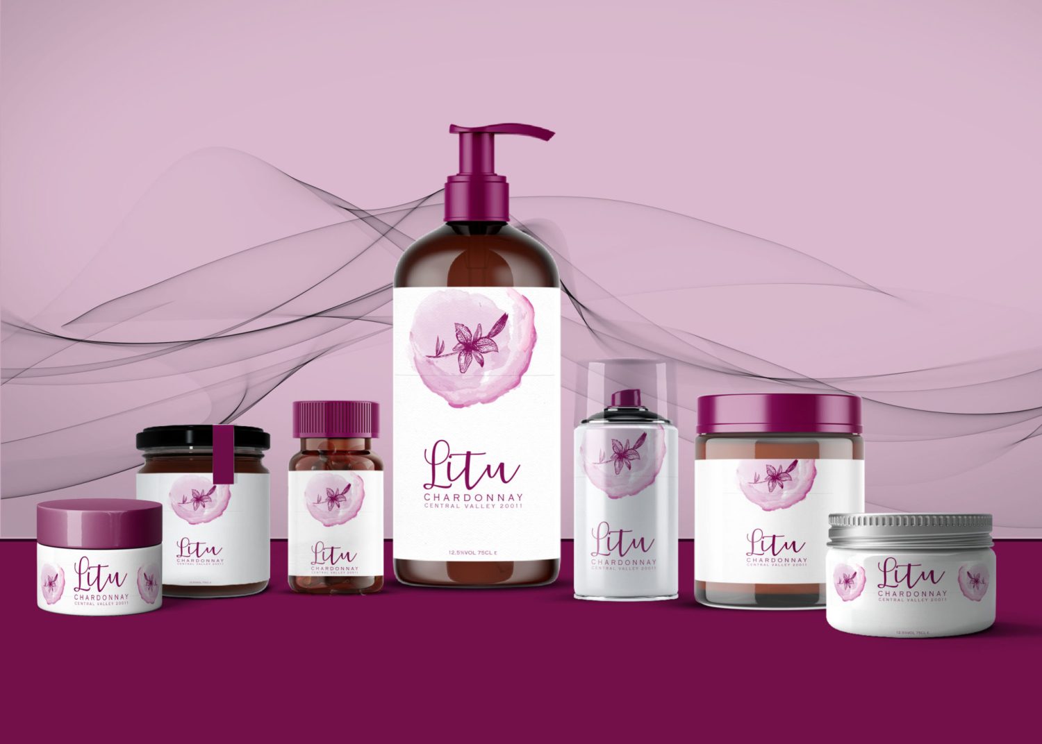 Cosmetic Products Scenes Mock-Up