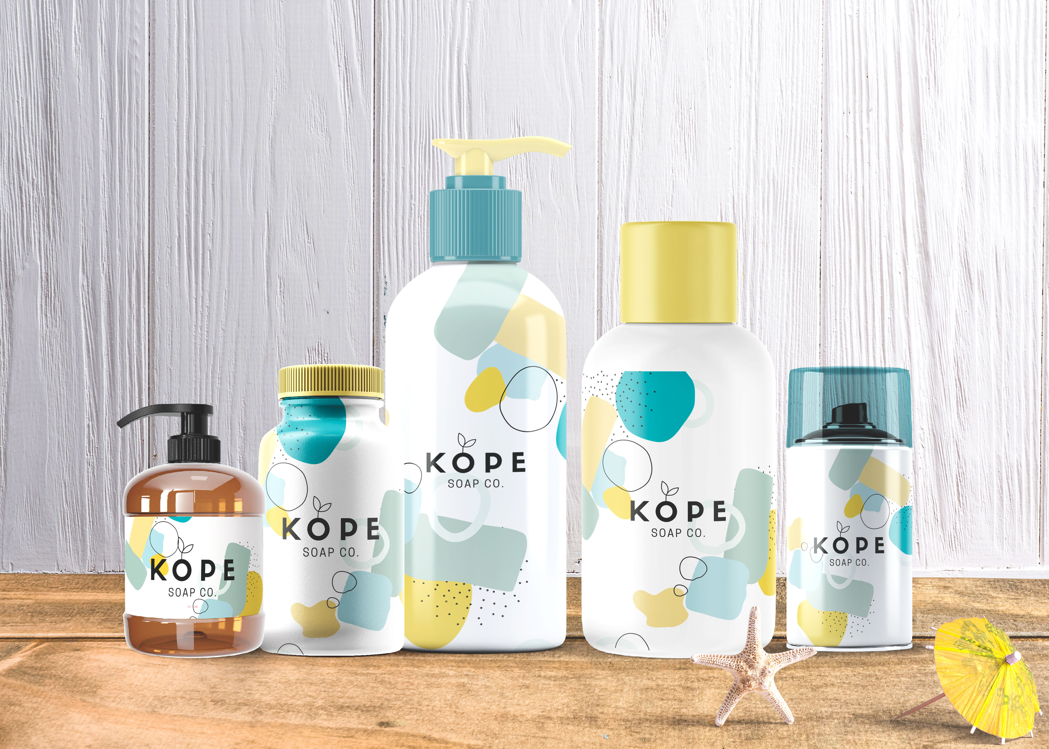 Download Body Lotion Bottle Label Mockup