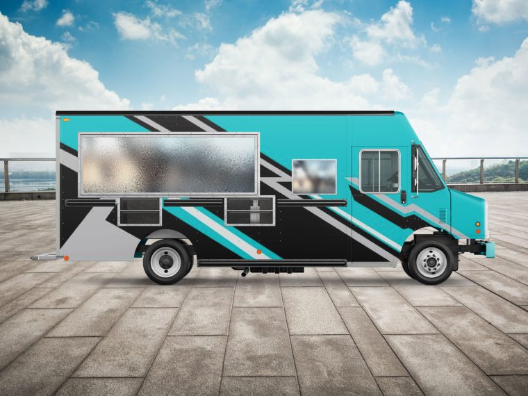 Burger Food Truck Mockup