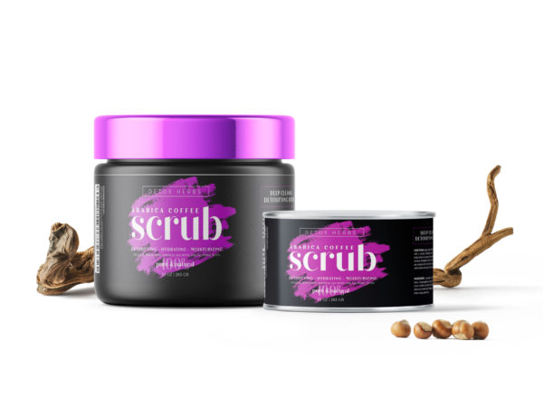 Download Beautiful Scrub Packaging Mockup