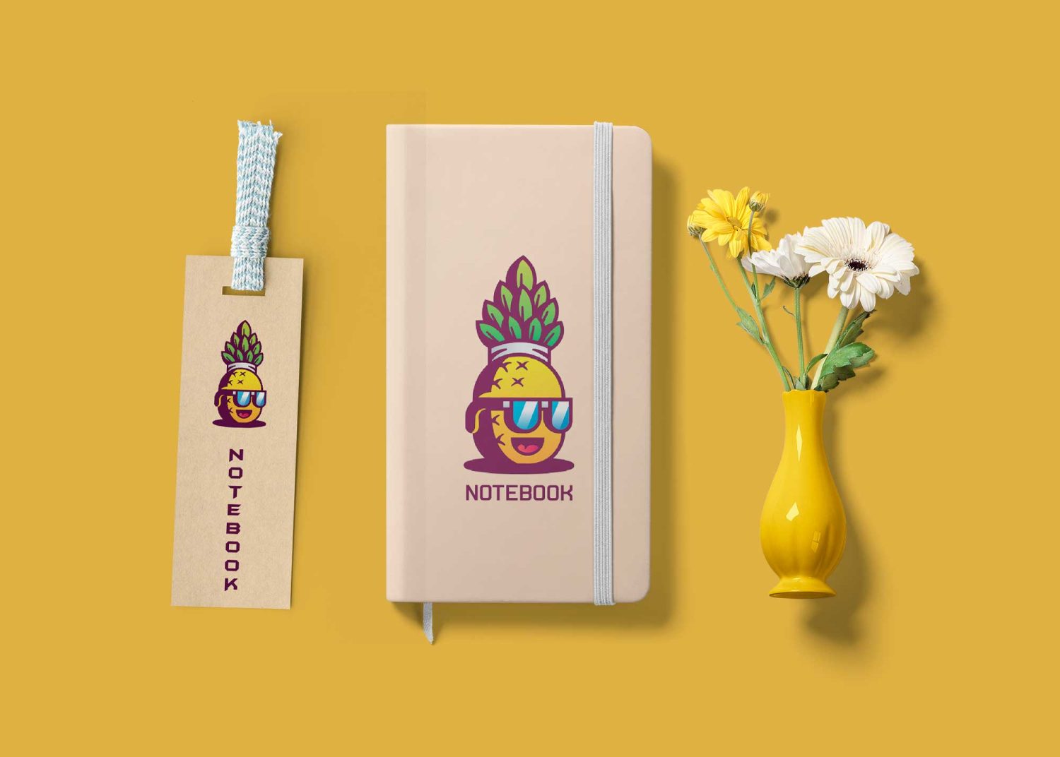Personal Dairy Cover Mockup