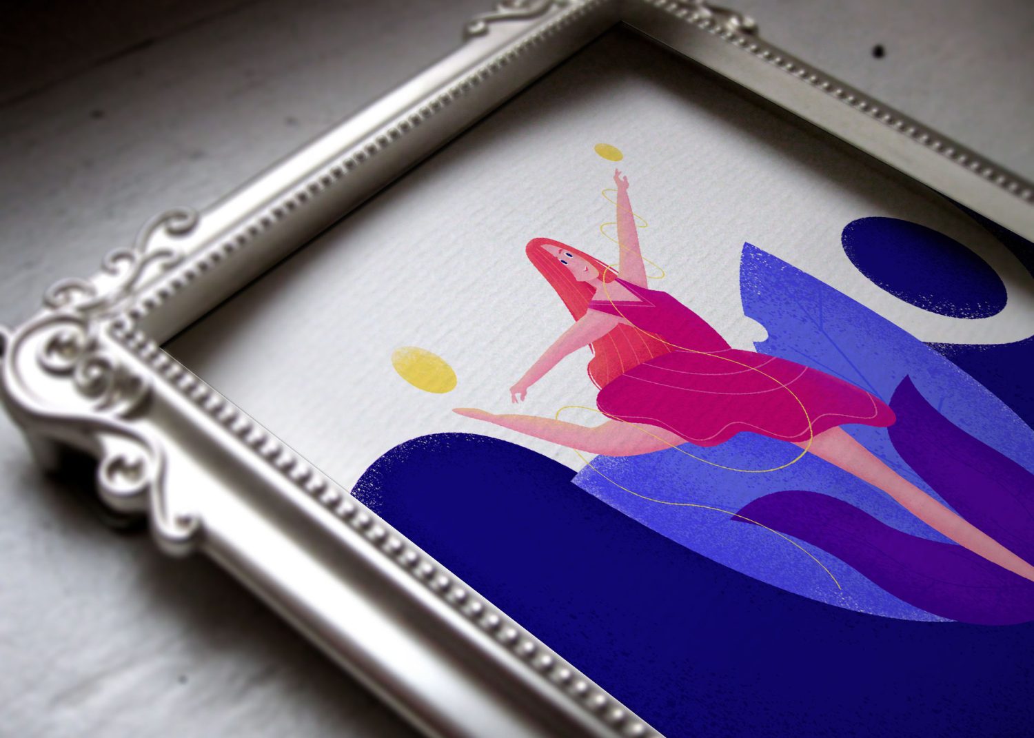 Gold Frame Mockup