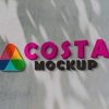 3D Logo Mockup 2020