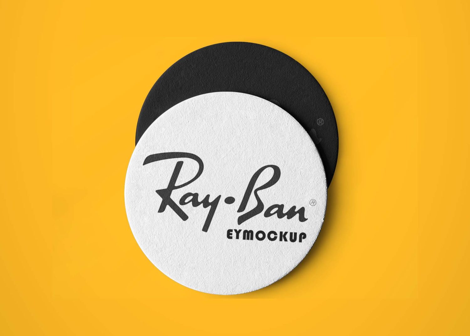 Coaster Mockup PSD