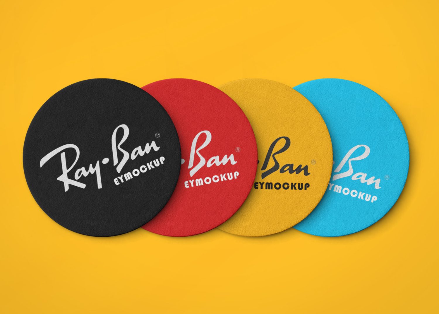 Coaster Mockup PSD