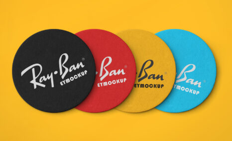 Coaster Mockup PSD