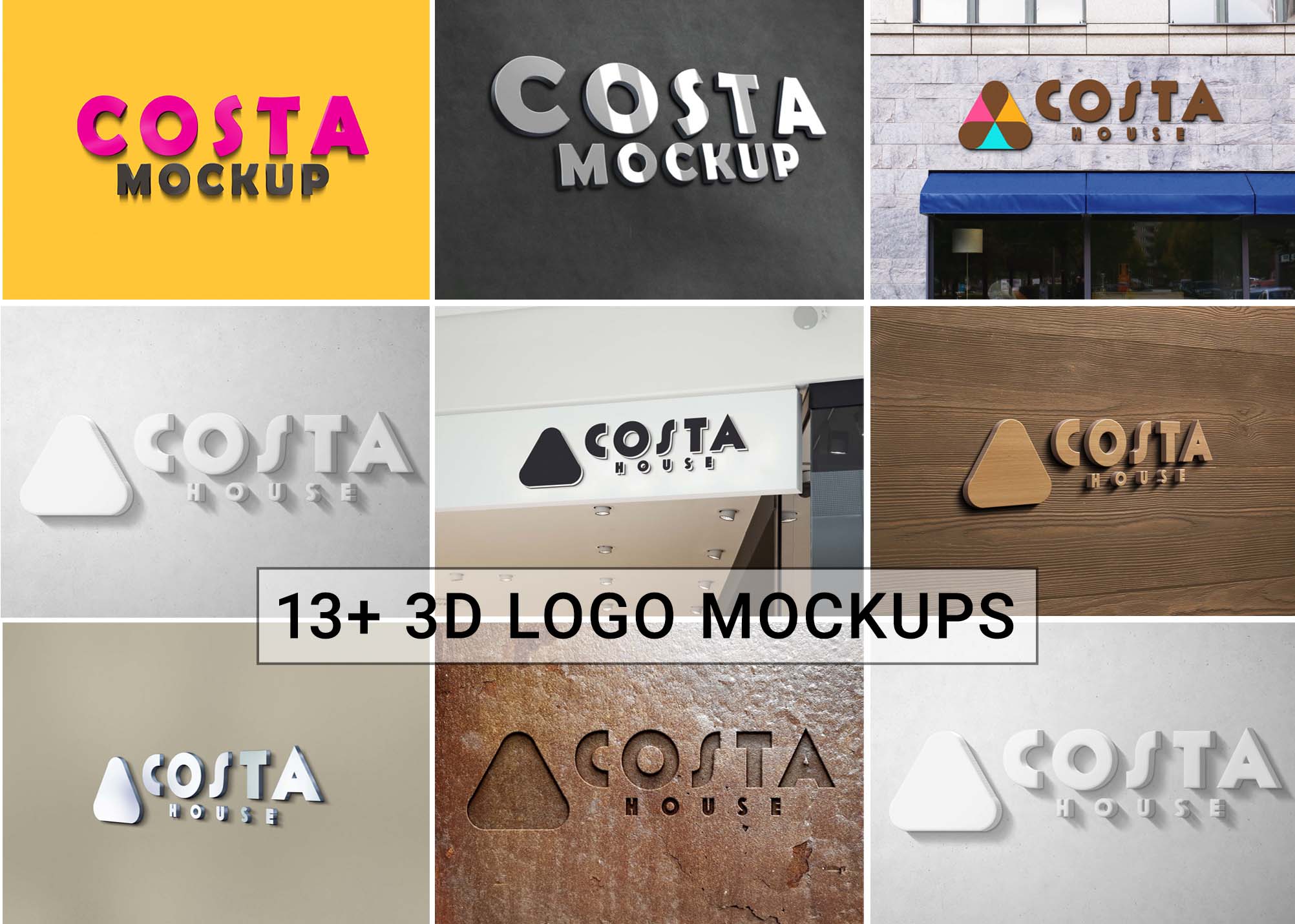 3D Mockup Collection