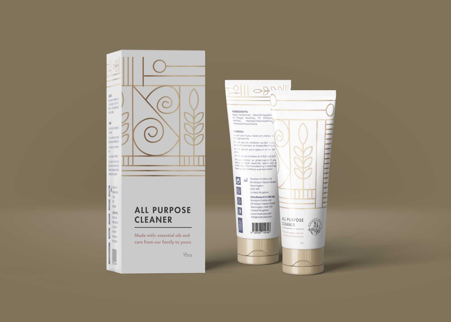 Breathtaking Tube Packaging Mockup