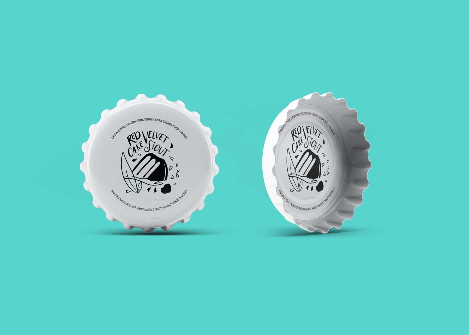 Brown Beer Bottle Scene Mockup