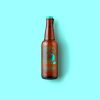 Brown Beer Bottle Scene Mockup