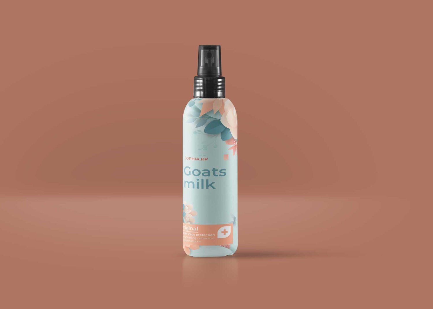 Goat Milk Cosmetic Products Mockup