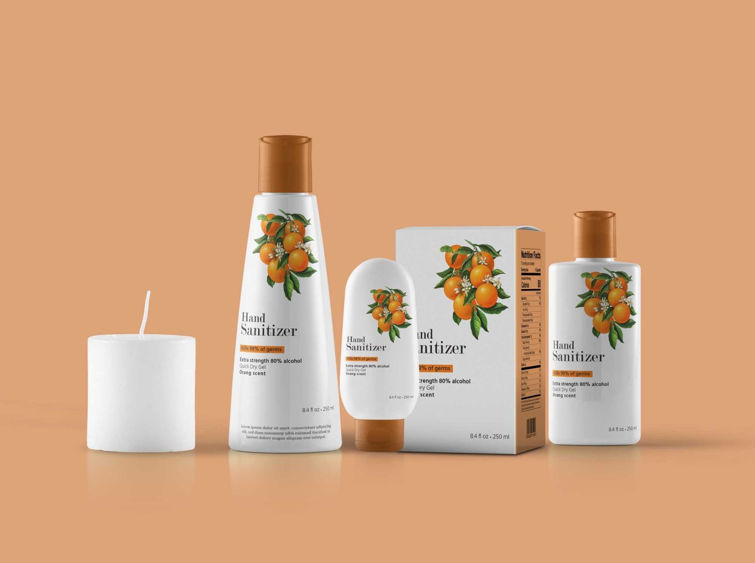 Hand Sanitizer Gel Bottle Mockup (3) Hand Sanitizer Gel Bottle Mockup