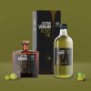 Glossy Olive Oil Bottle Mockup