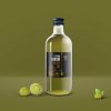 Glossy Olive Oil Bottle Mockup