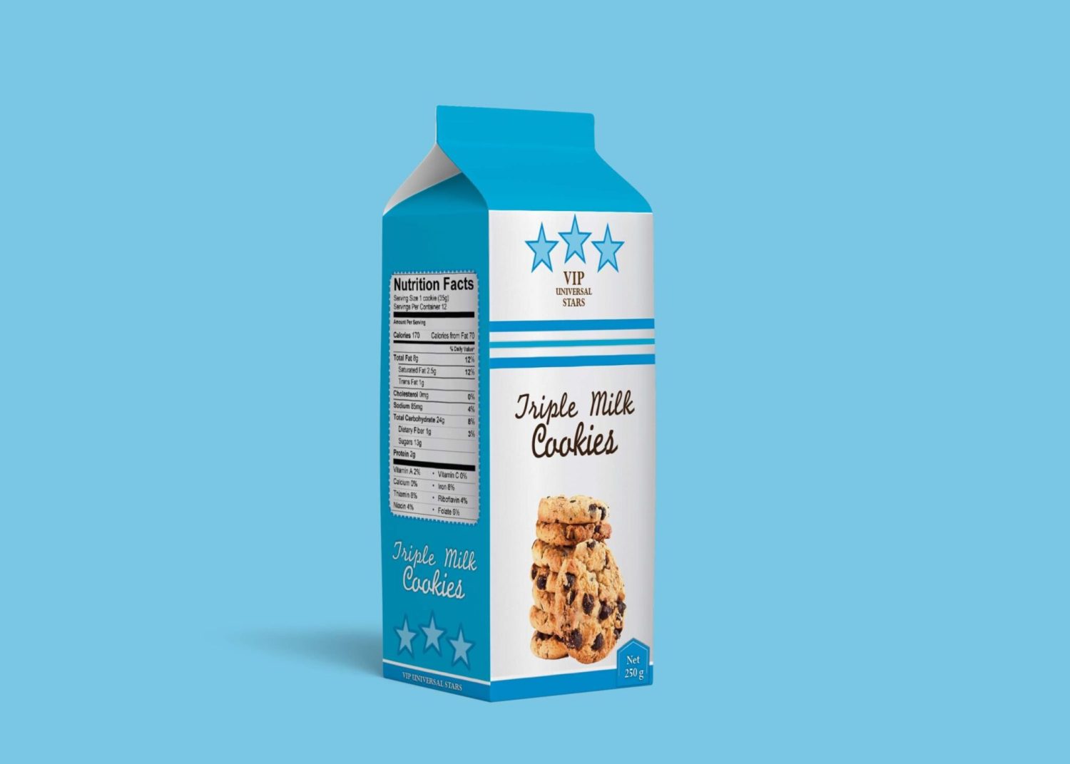 Milk Packet Branding Mockup