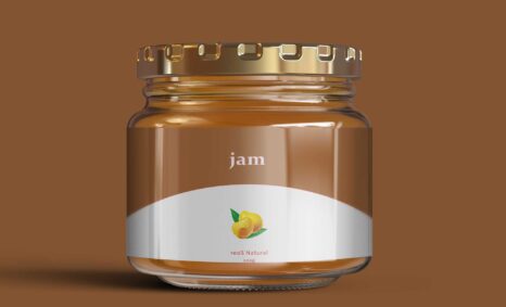 Small Honey Jar Collection Label Mockup
