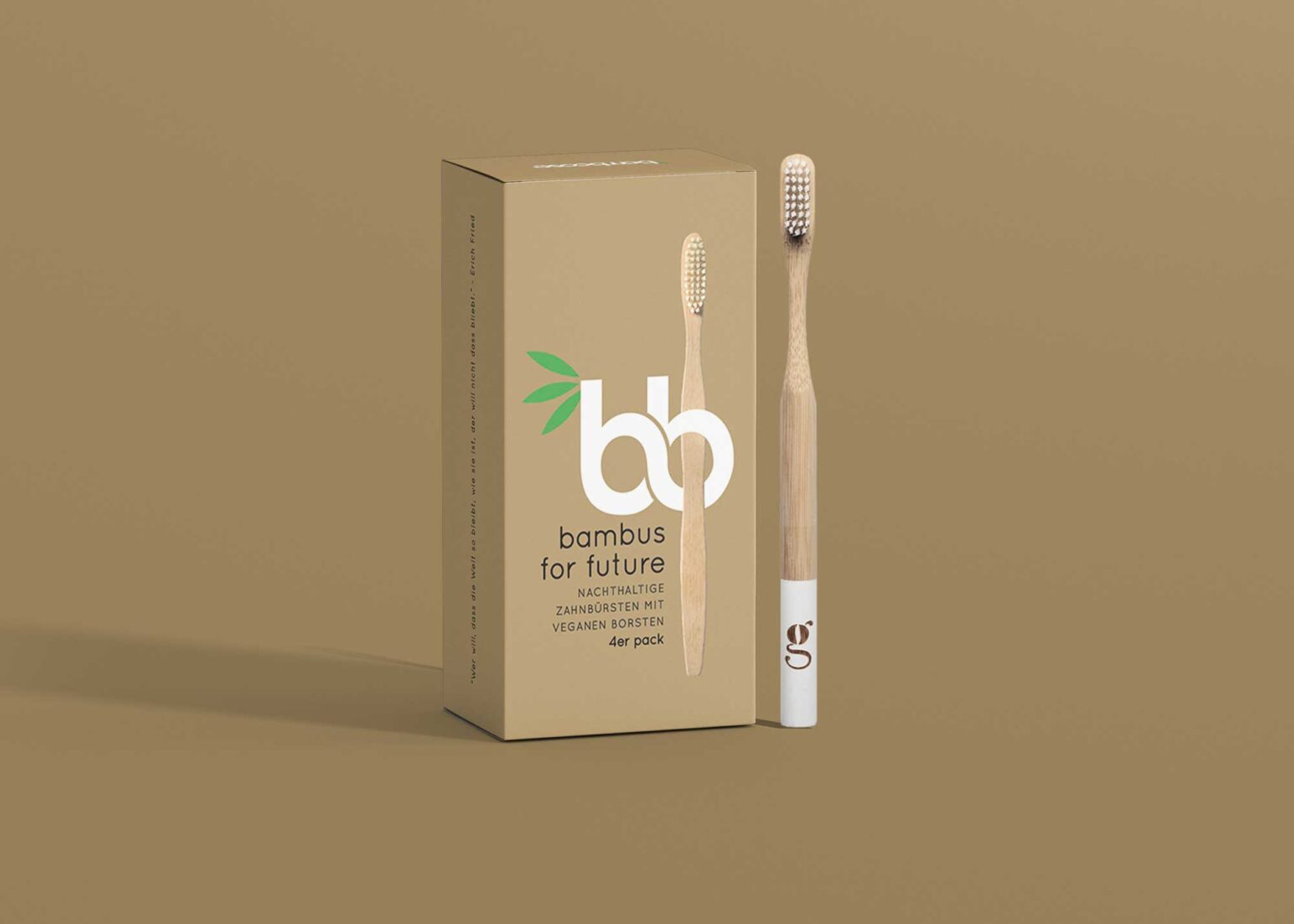 Download Bamboo Toothbrush Packaging Mockup