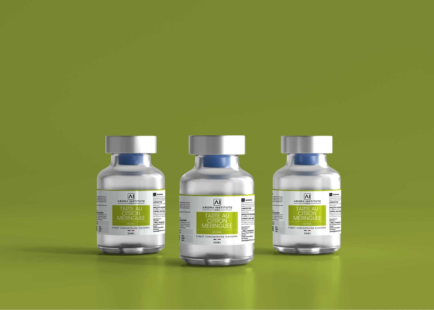 COVID-19 Coronavirus Vaccine Injection Bottle Mockup