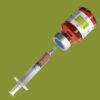 COVID-19 Coronavirus Vaccine Injection Bottle Mockup