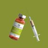 COVID-19 Coronavirus Vaccine Injection Bottle Mockup