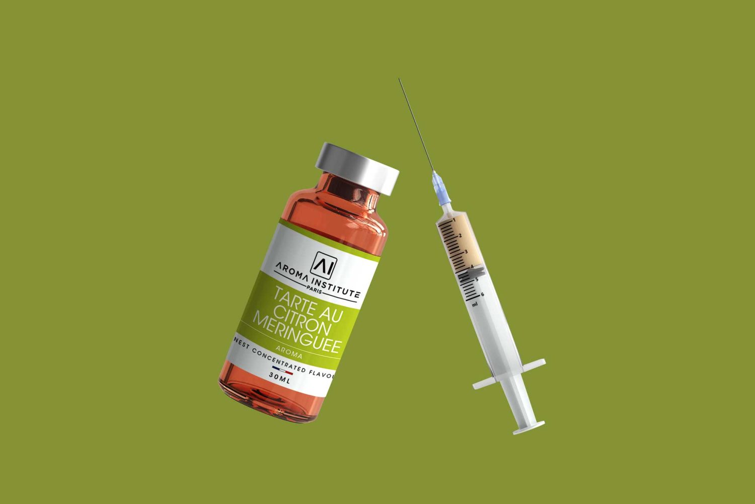 COVID-19 Coronavirus Vaccine Injection Bottle Mockup