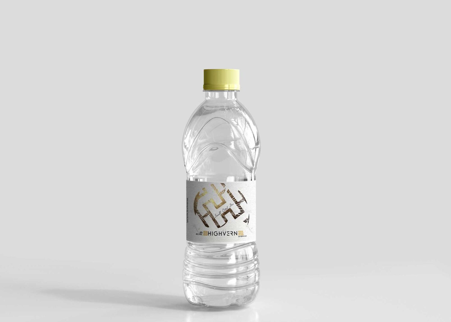 Premium Mineral Water Bottle Psd Mockup