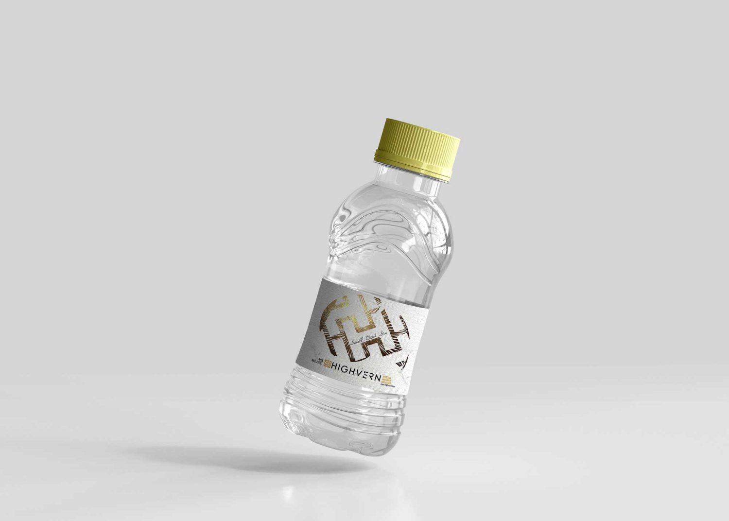 Premium Mineral Water Bottle Psd Mockup