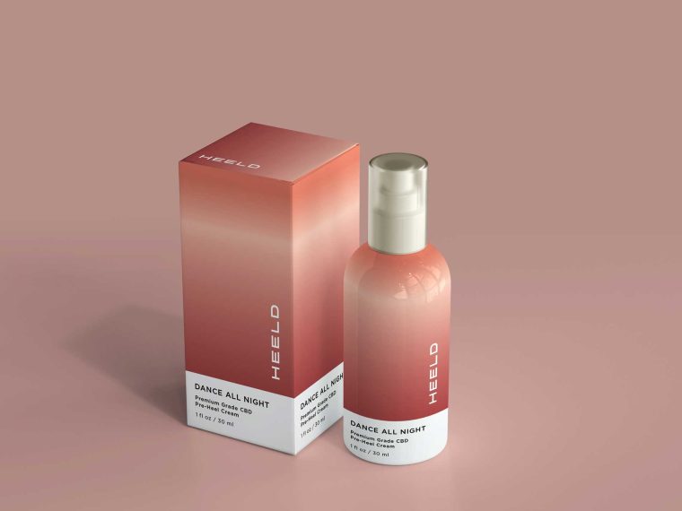 Hair Night Serum Bottle Packaging Mockup