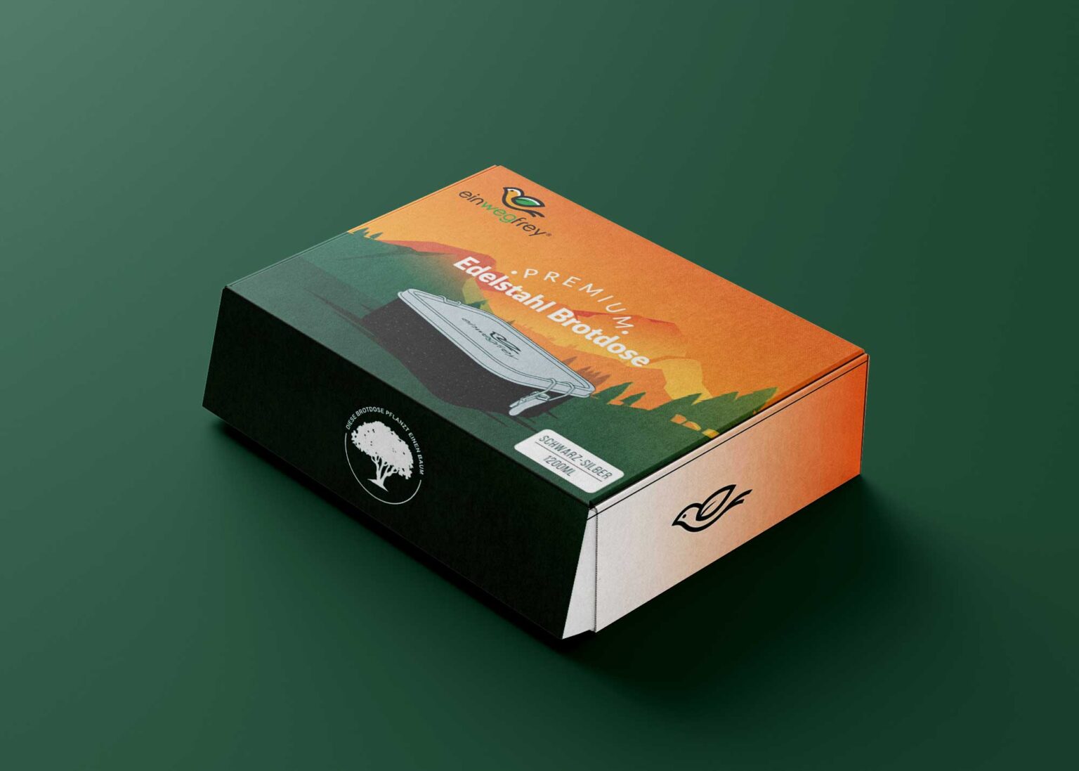 Download Lunch Box Packaging Mockup