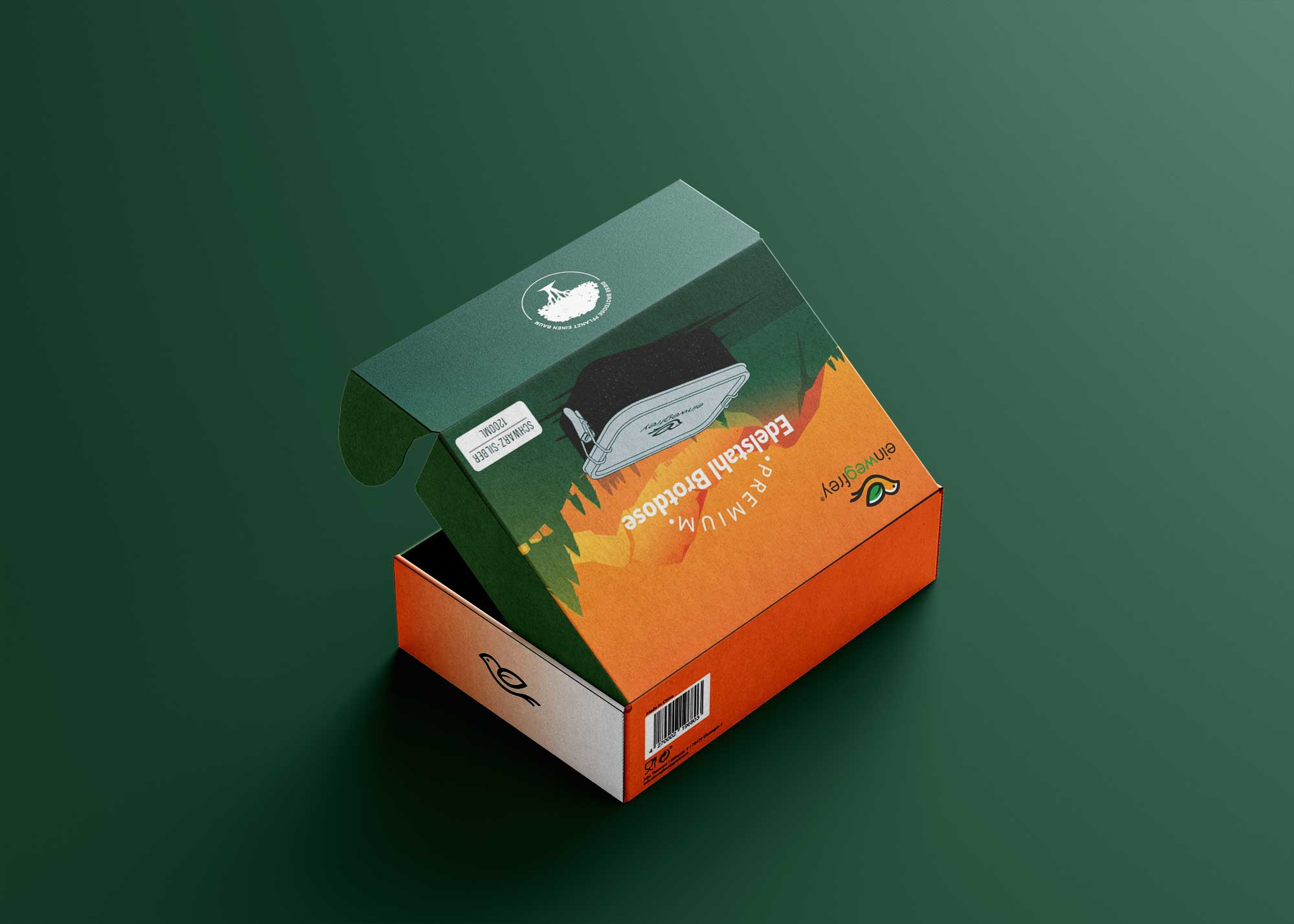 Lunch Box Packaging Mockup