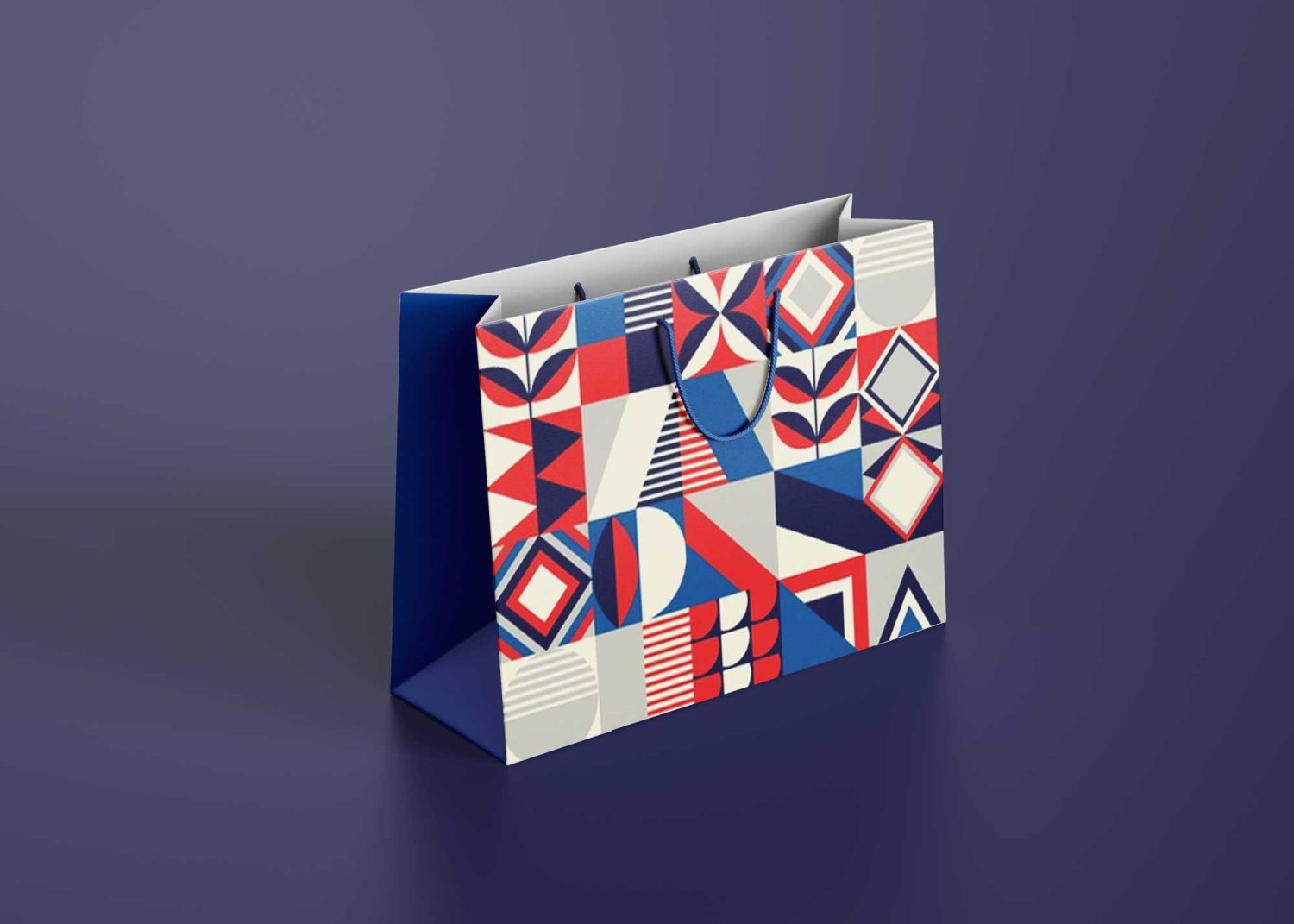 Mall Paper Shopping Bag Mockup