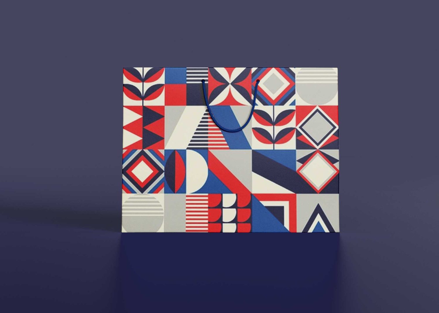 Mall Paper Shopping Bag Mockup