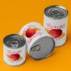 Premium Storage Food Tin Mockup