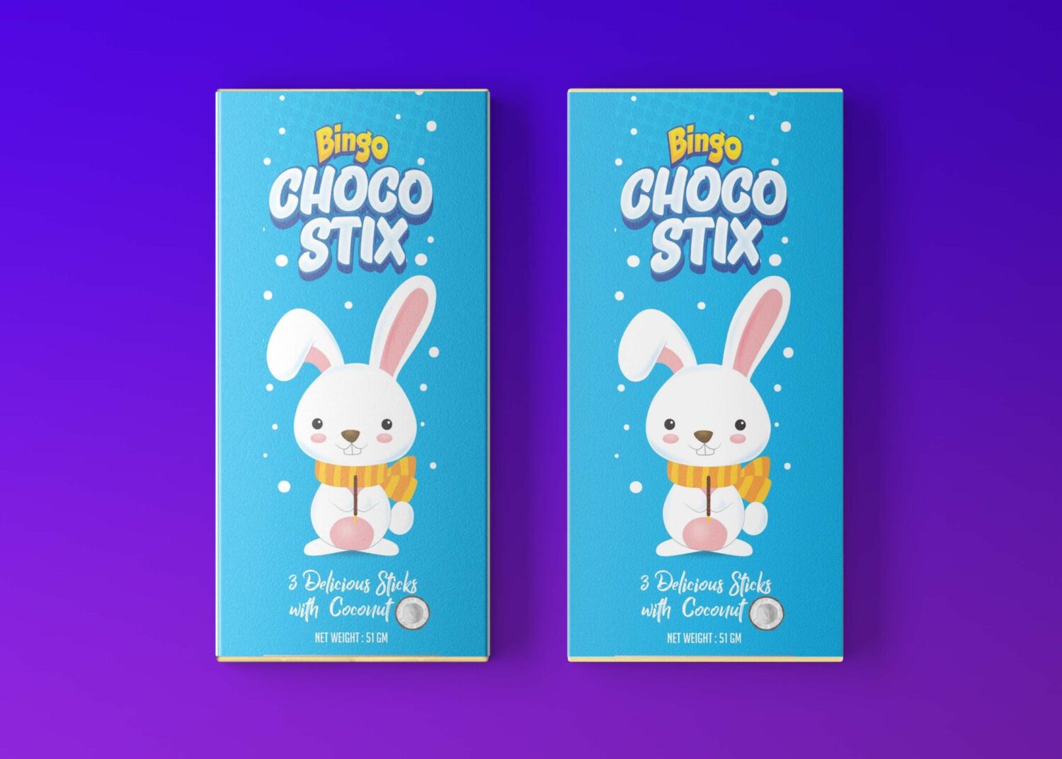 Choco Stix Packaging Mockup