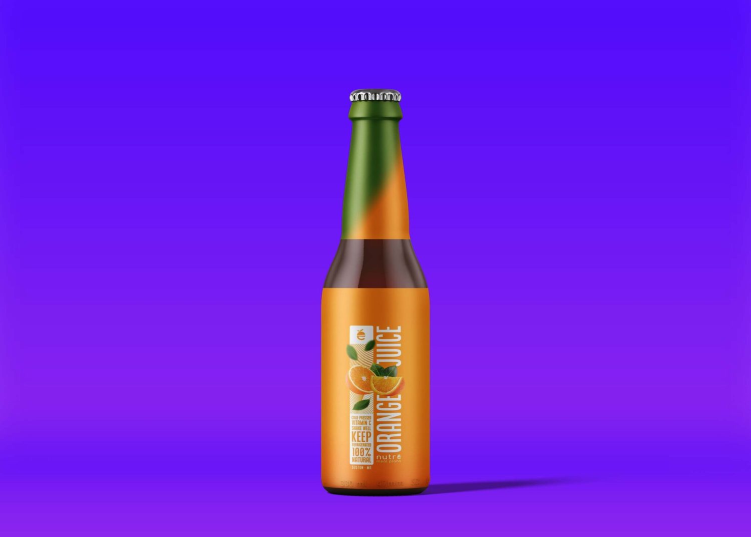 Fruit Beer Packaging Mockup